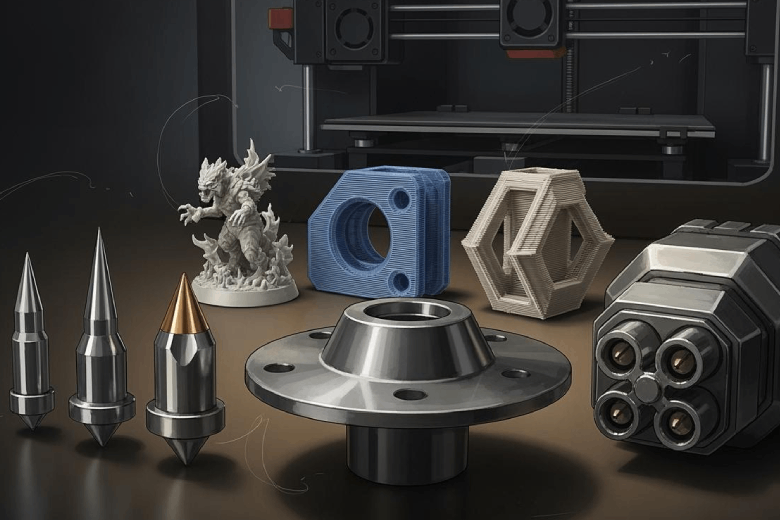 3D Printer Nozzle Choices and Their Uses