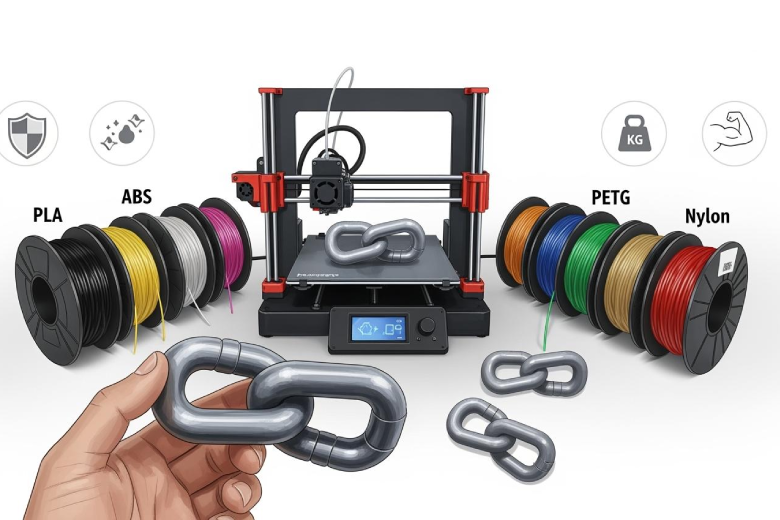 A Guide to the Strength of Common 3D Printing Filaments