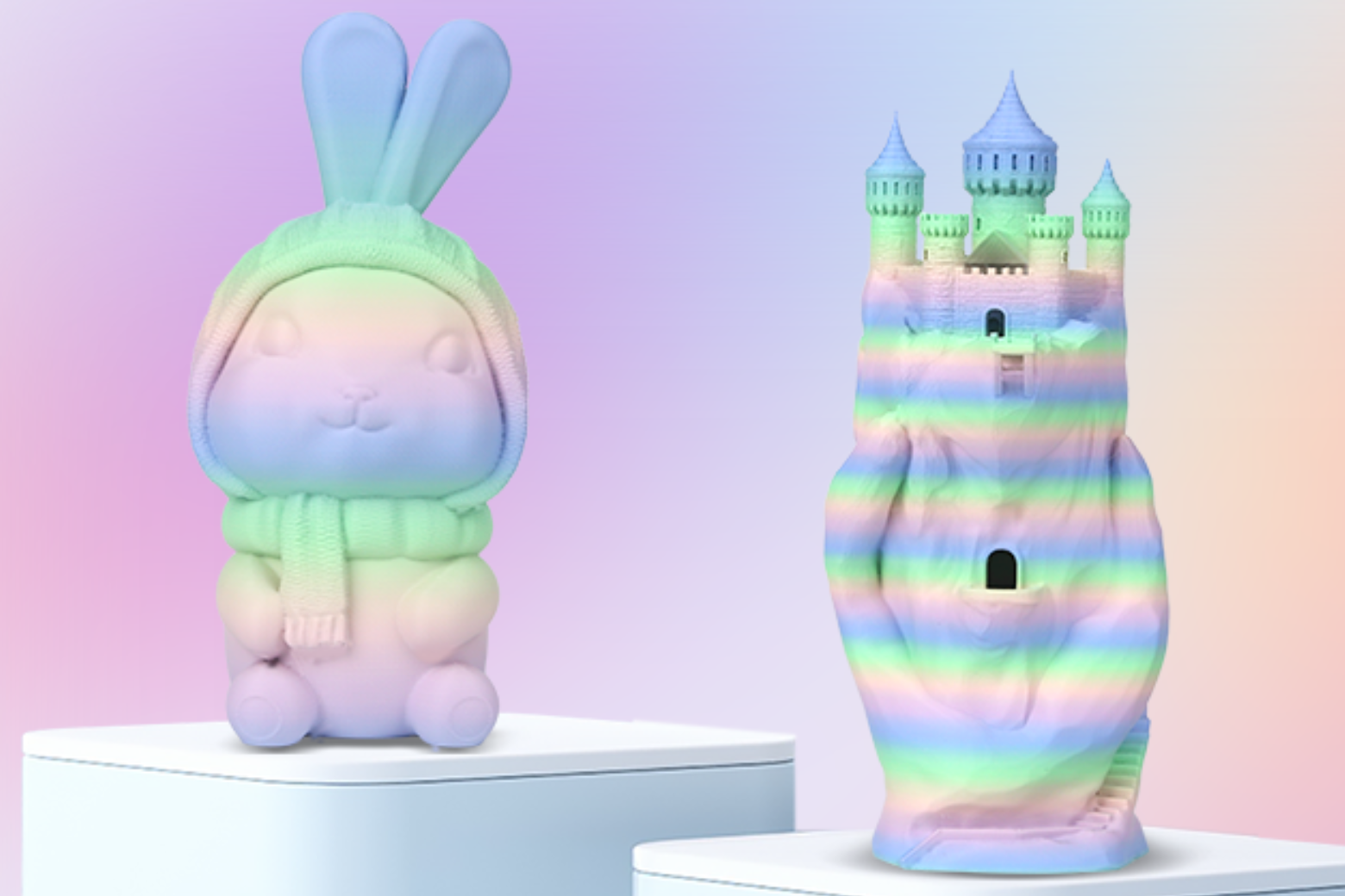 Chameleon PLA Filament begeistert mit Farben, Standard PLA bleibt blass