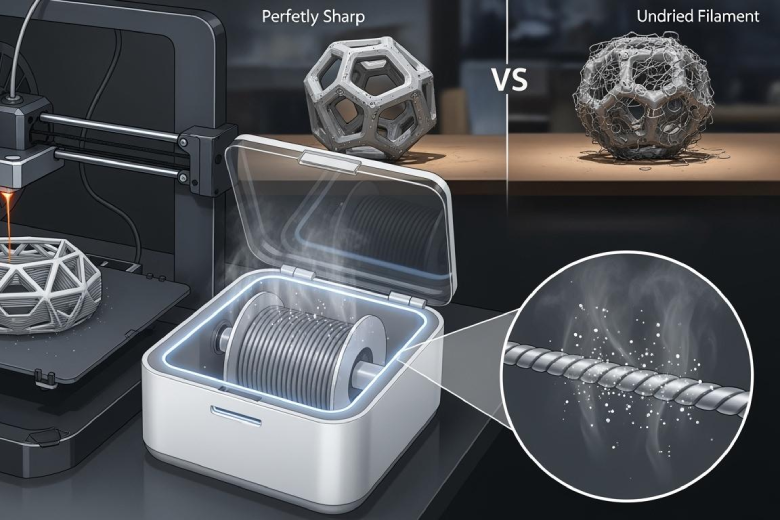 Filamenttrockner verbessern die Präzision beim 3D-Druck