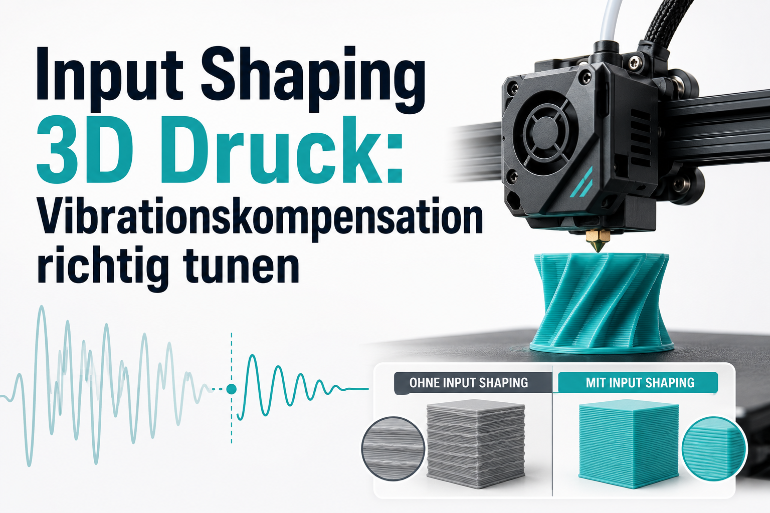 Input Shaping 3D Druck: Vibrationskompensation richtig tunen