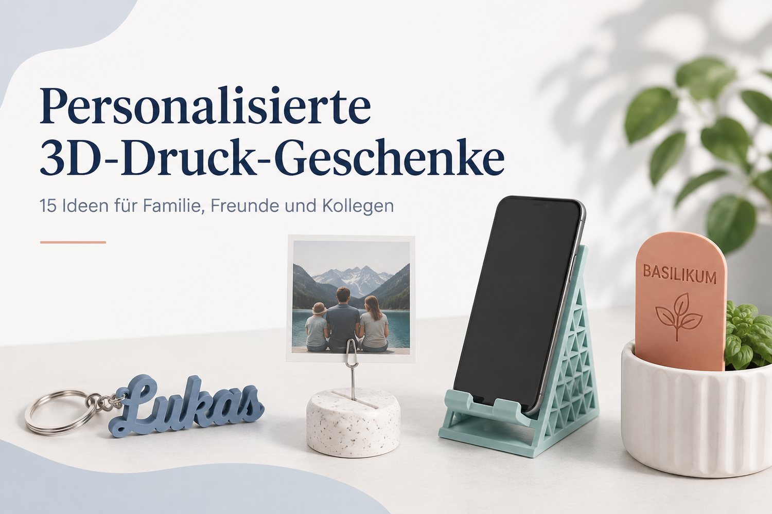 Personalisierte 3D-Druck-Geschenke: 15 Ideen für Familie, Freunde und Kollegen