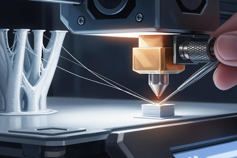 So reduzierst du Fädenbildung beim 3D-Drucker effektiv