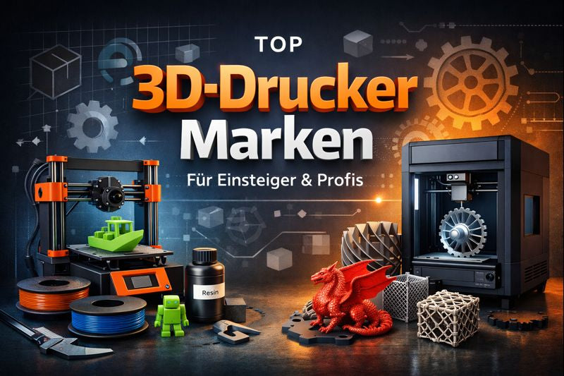 Top 3D-Drucker-Marken für Einsteiger und Profis