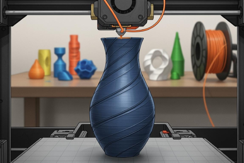 Was ist der Vase-Modus im 3D-Druck?