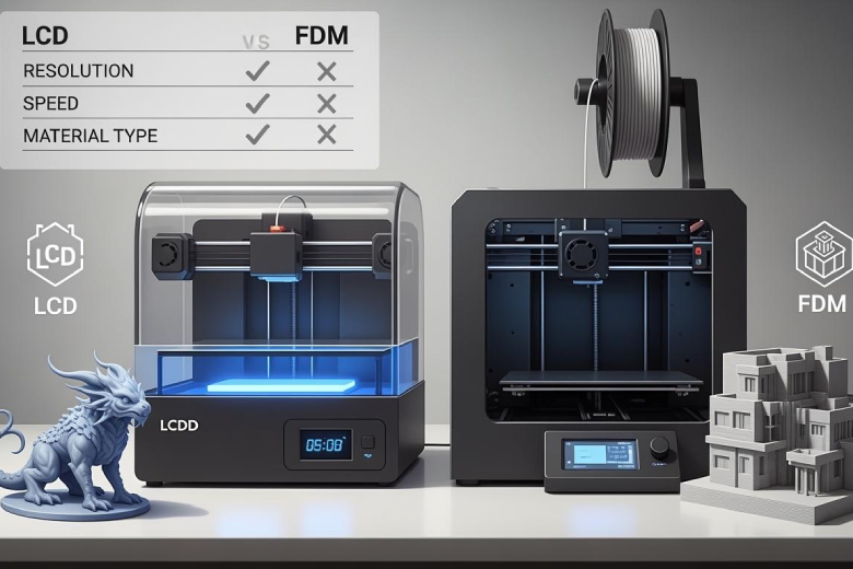 Welcher 3D-Drucker passt zu dir LCD oder FDM im Vergleich