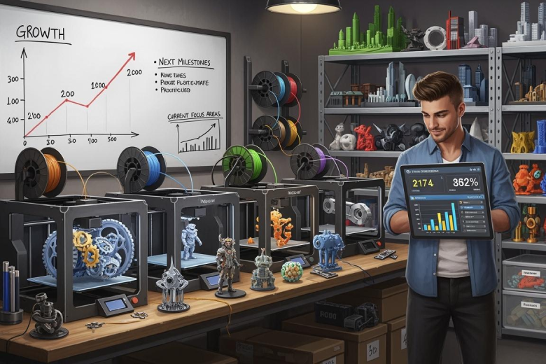 Wie du mit einer 3D-Druck-Farm erfolgreich durchstartest