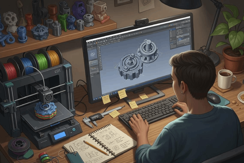 Wie kann ich ein 3D-Druckmodell erstellen und drucken