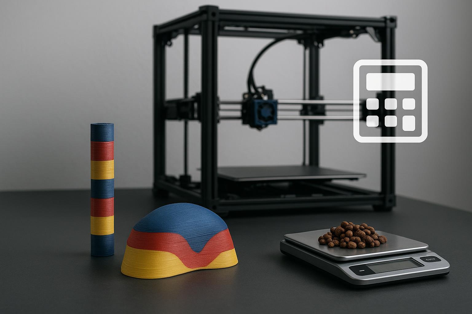Multi-color 3D printing cost: waste, time, and trade-offs