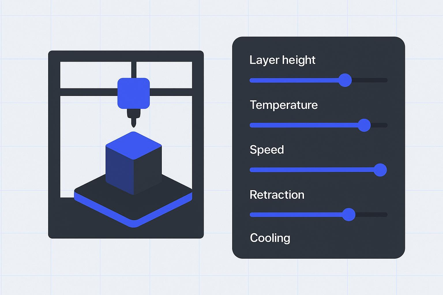 3D printing settings: basic parameters and what they do