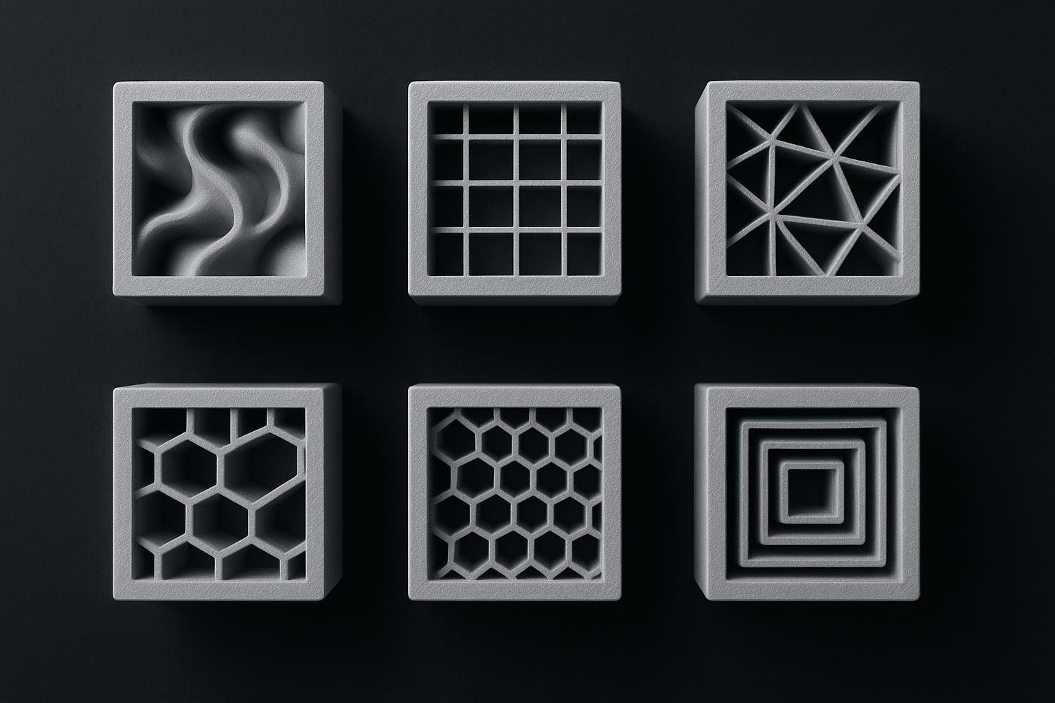 Infill-Muster im 3D-Druck: So wählst du das richtige