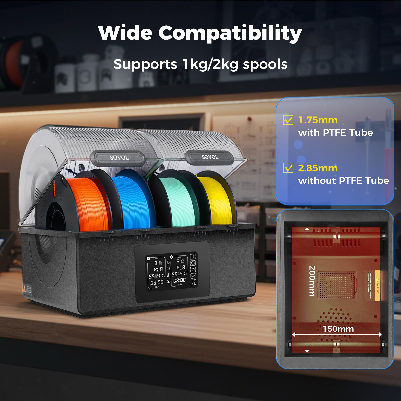 <tc>Sovol</tc> Essiccatore a filamento SH02