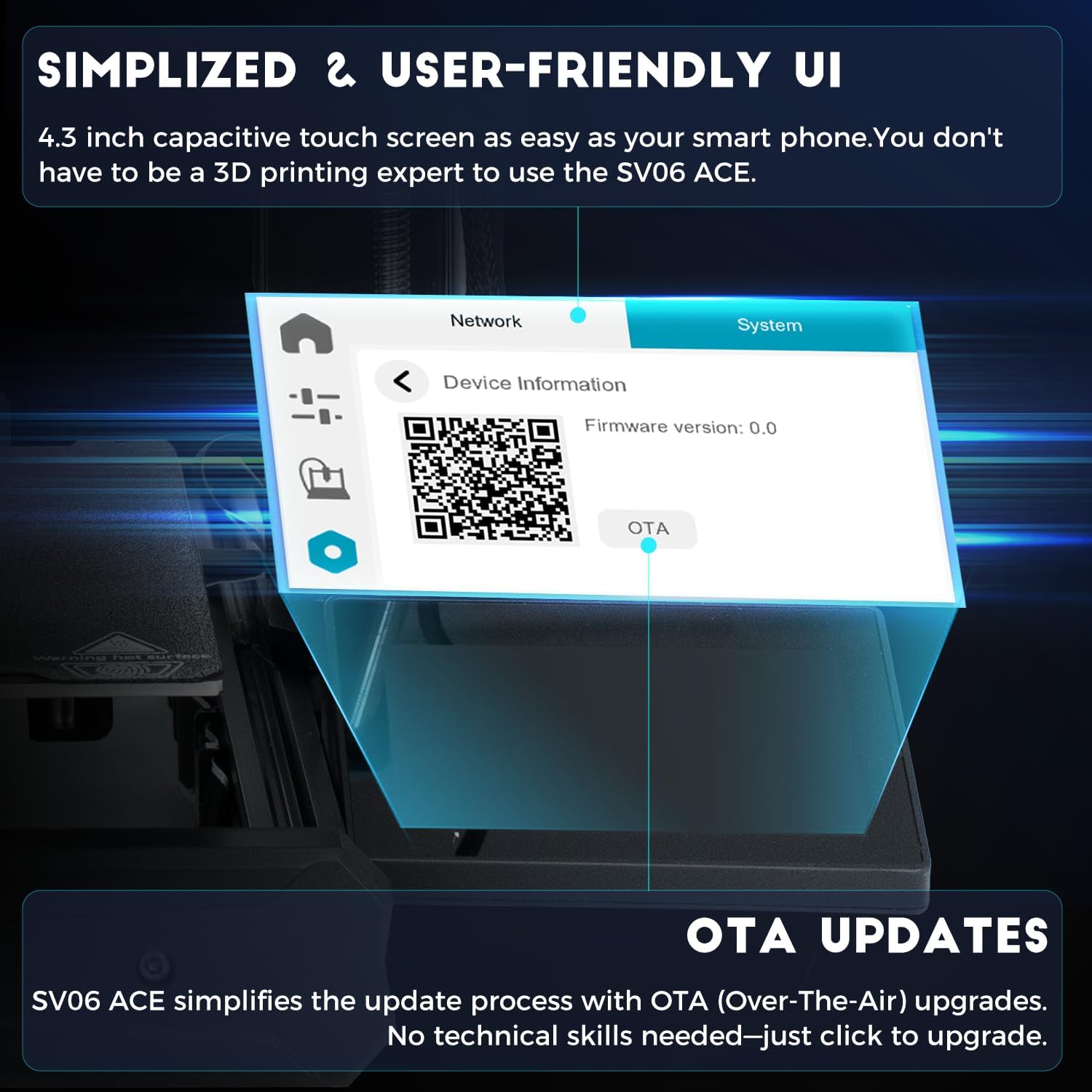 <tc>Sovol</tc> SV06 <tc>ACE</tc> 3D-Drucker