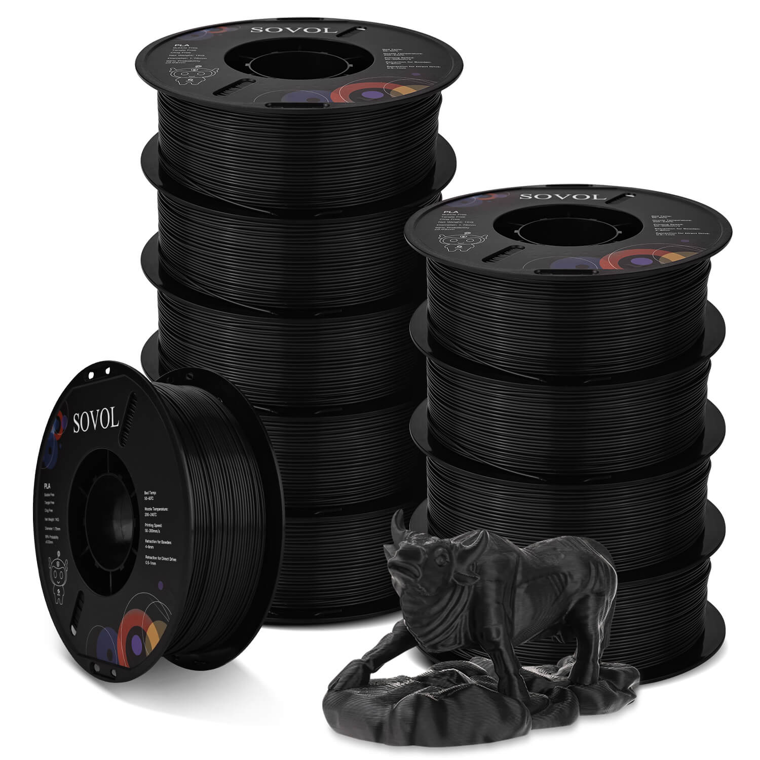 <tc>Sovol</tc> PLA 3D-Druckfilamente 10 kg