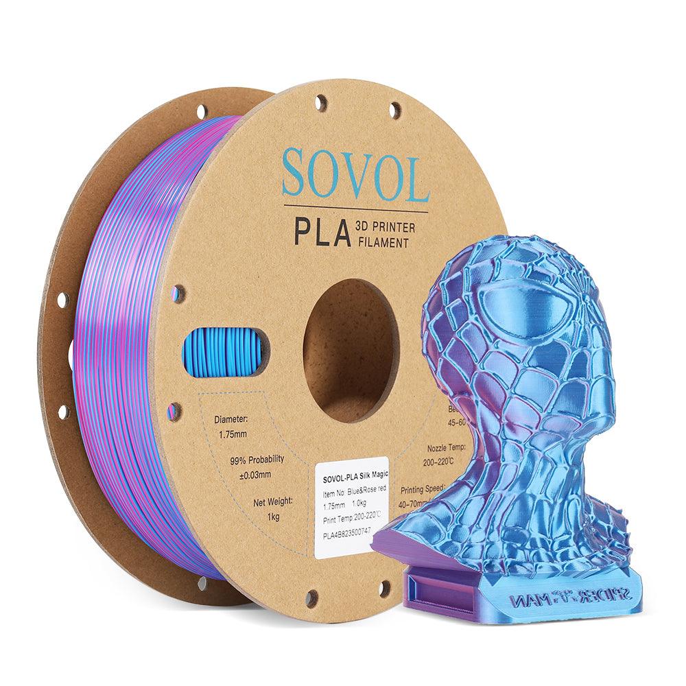 Sovol PLA Silk 3D Filament 1KG – product overview