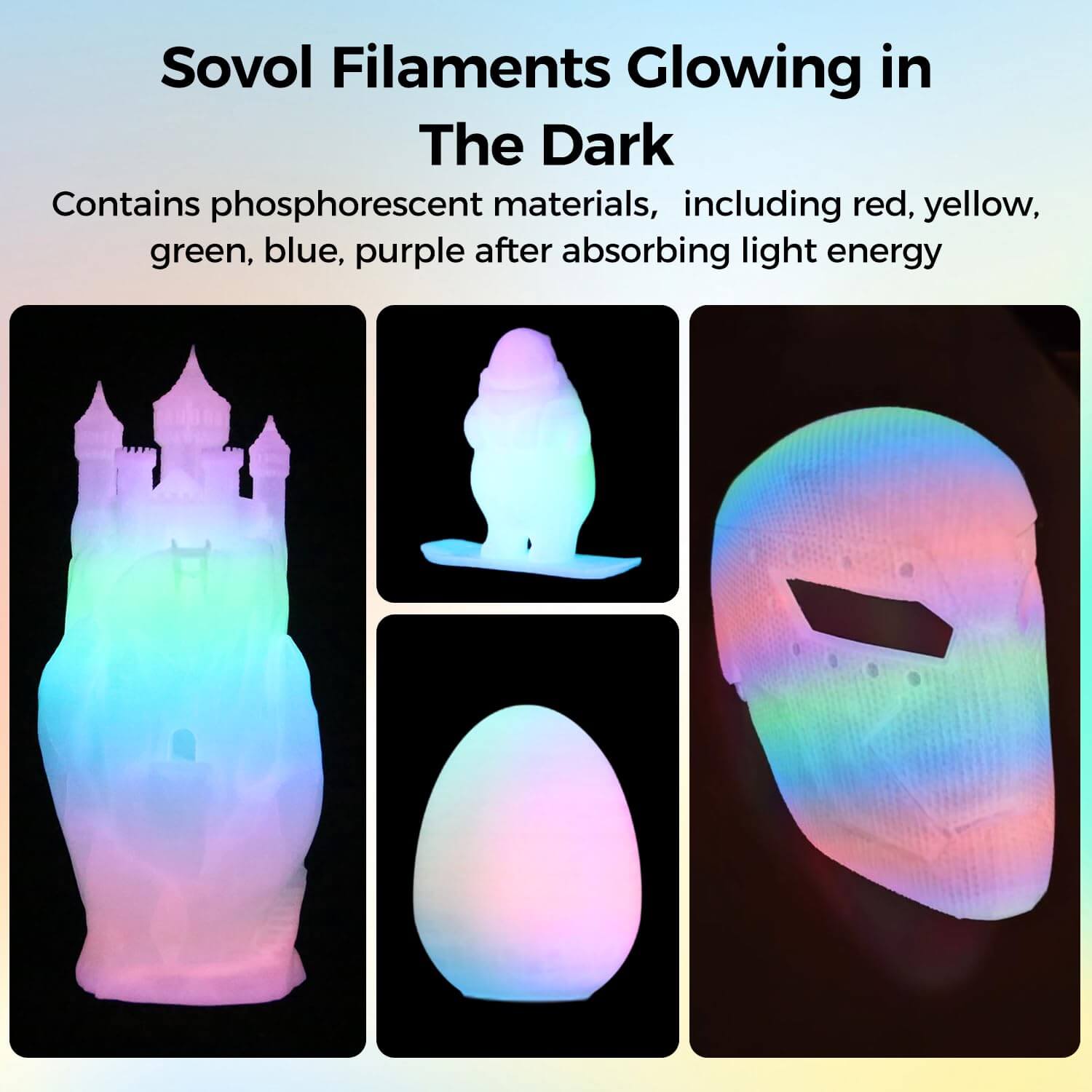 <tc>Sovol</tc> Filament PLA świecący w ciemności 1 kg