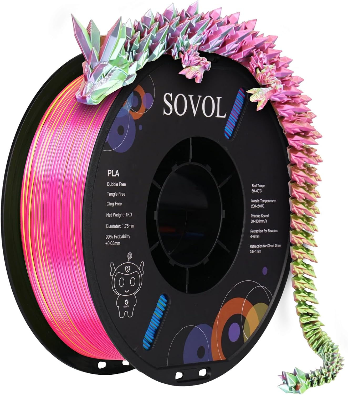 <tc>Sovol</tc> <tc>PLA Silk</tc> Filamento 3D 1KG