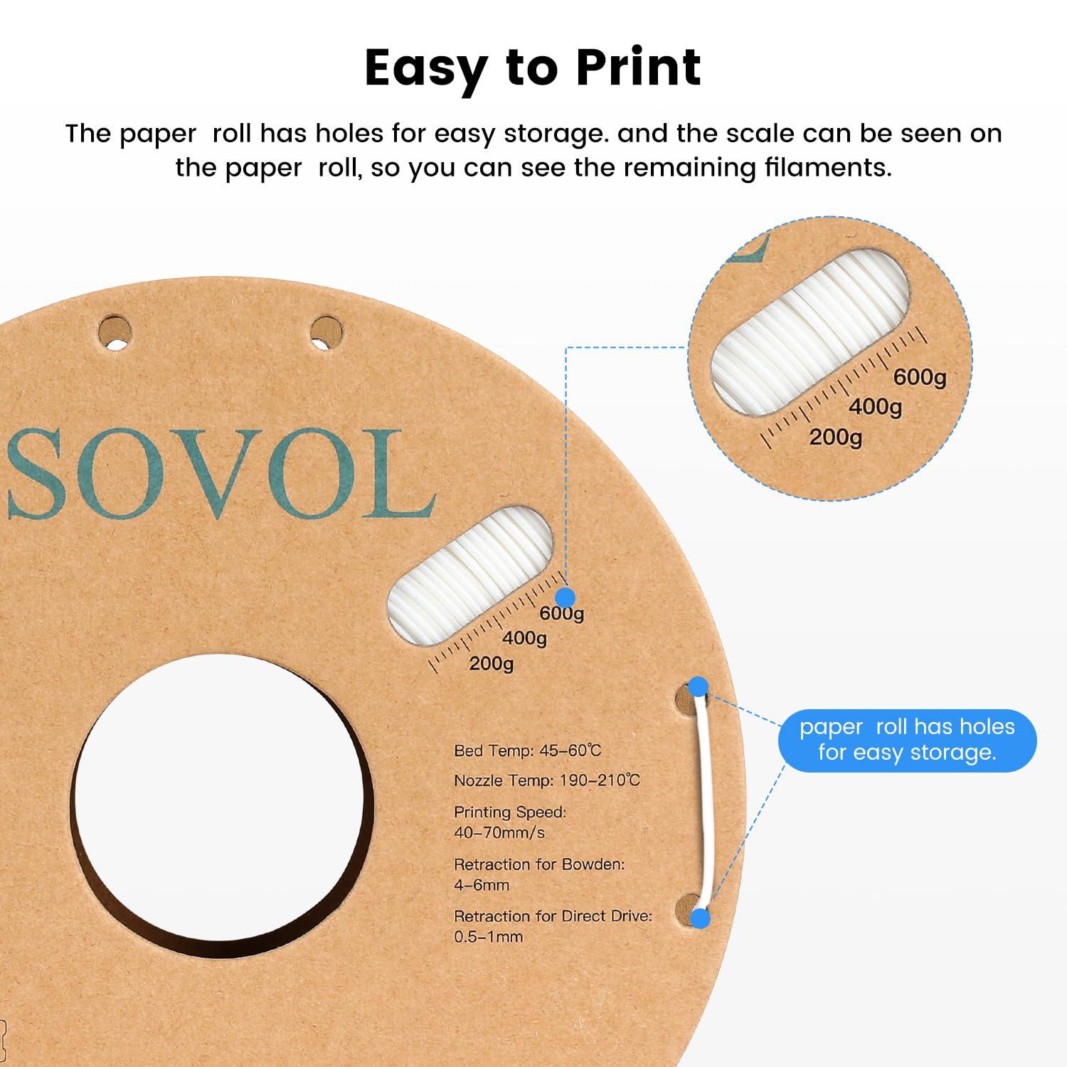 Sovol 3D Printer PLA Filament 2kg