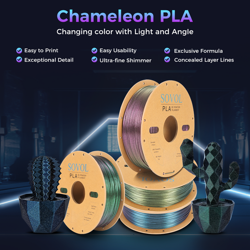 Sovol Chameleon PLA 3D Filament 6KG