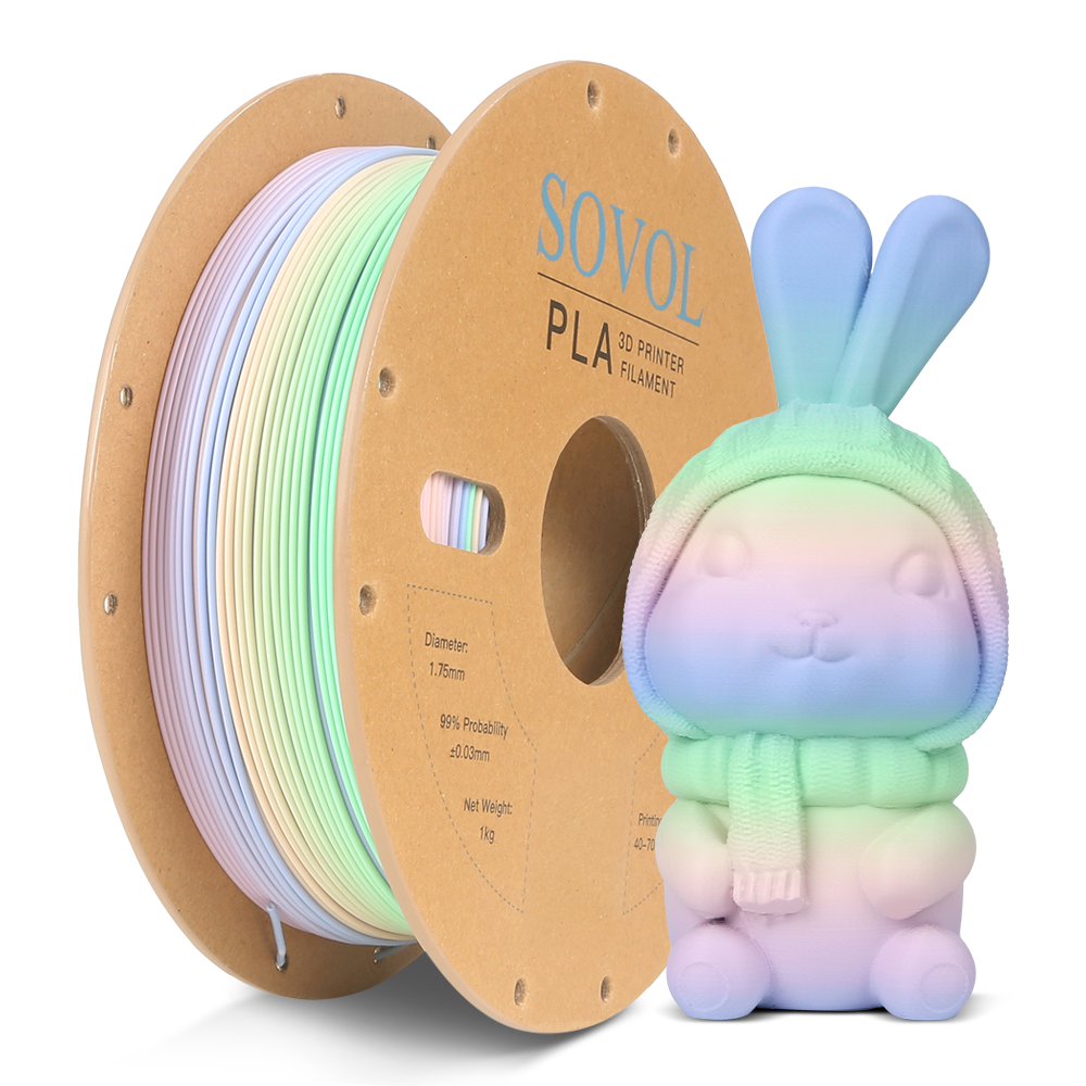 Sovol 3D Printing Chameleon PLA Tri Color Filament
