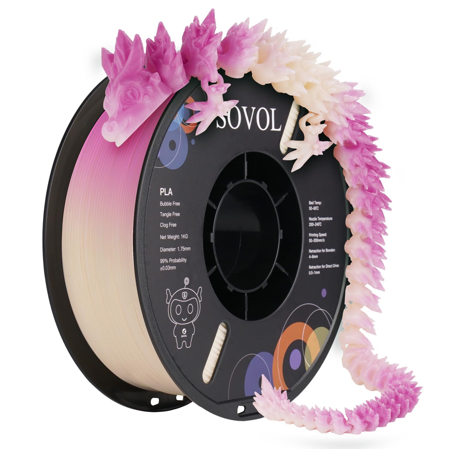 Sovol UV Color-Changing PLA Filament