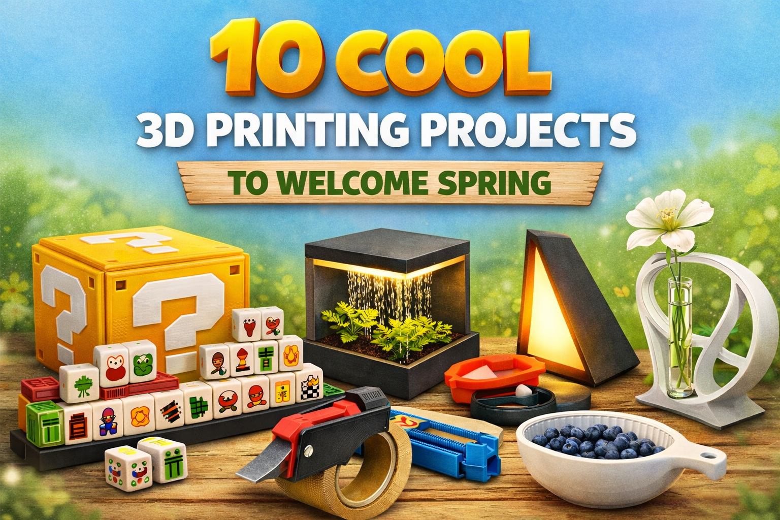 10 Cool Projects to Welcome the Spring of 3D Printing