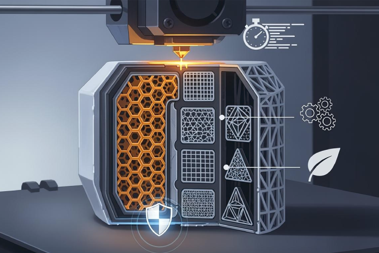 3D Printing Infill Patterns: Strength, Speed, and Efficiency