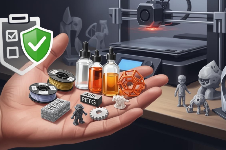 How to choose safe 3D printing materials