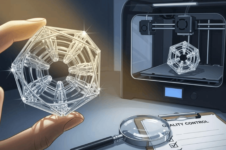Klares Plastik im 3D-Druck: Fehler vermeiden und Qualität sichern