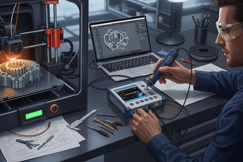 The role of the eddy current scanning kit in 3D printing