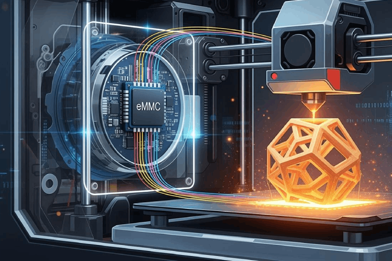 Wie arbeitet der EMMC-Speicher in 3D-Druckern?