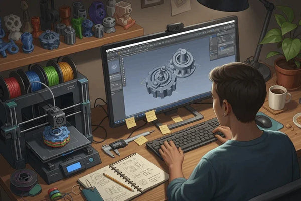Wie kann ich ein 3D-Druckmodell erstellen und drucken