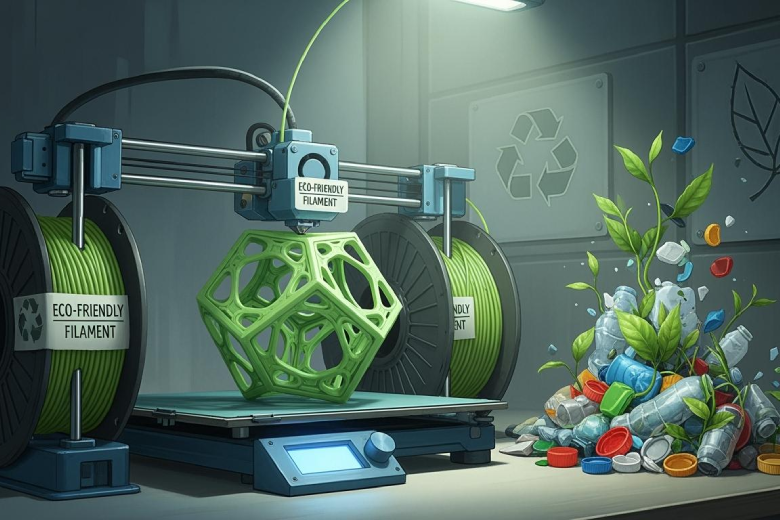 Wie nachhaltige Materialien im 3D-Druck Abfall reduzieren