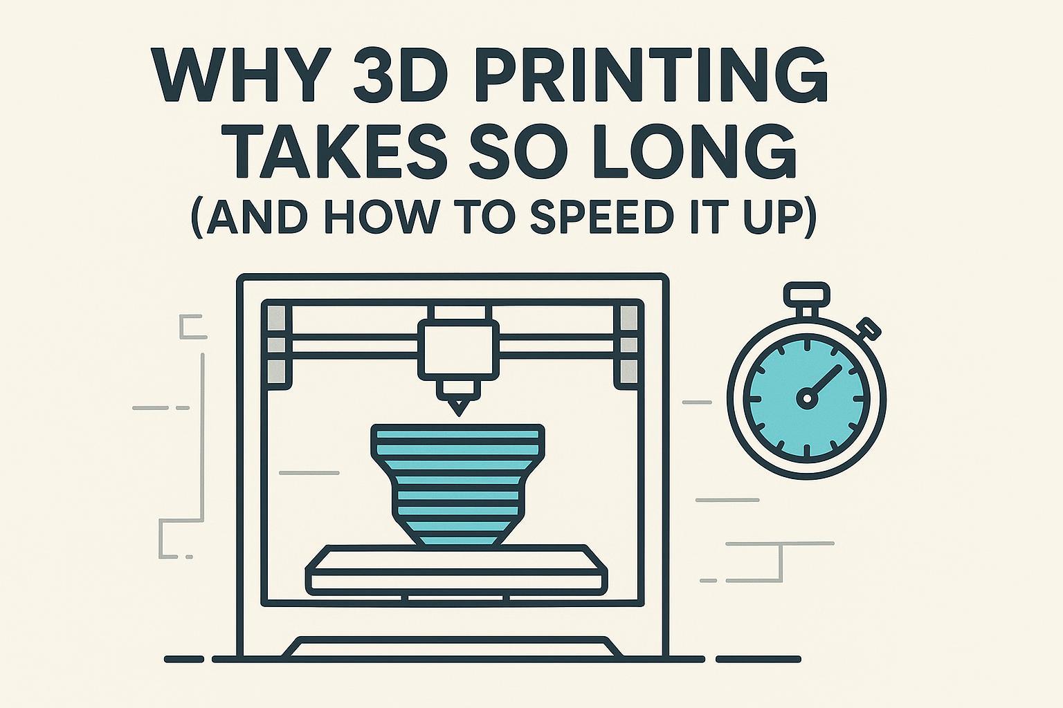 Why 3D Printing Takes So Long (and How to Speed It Up)