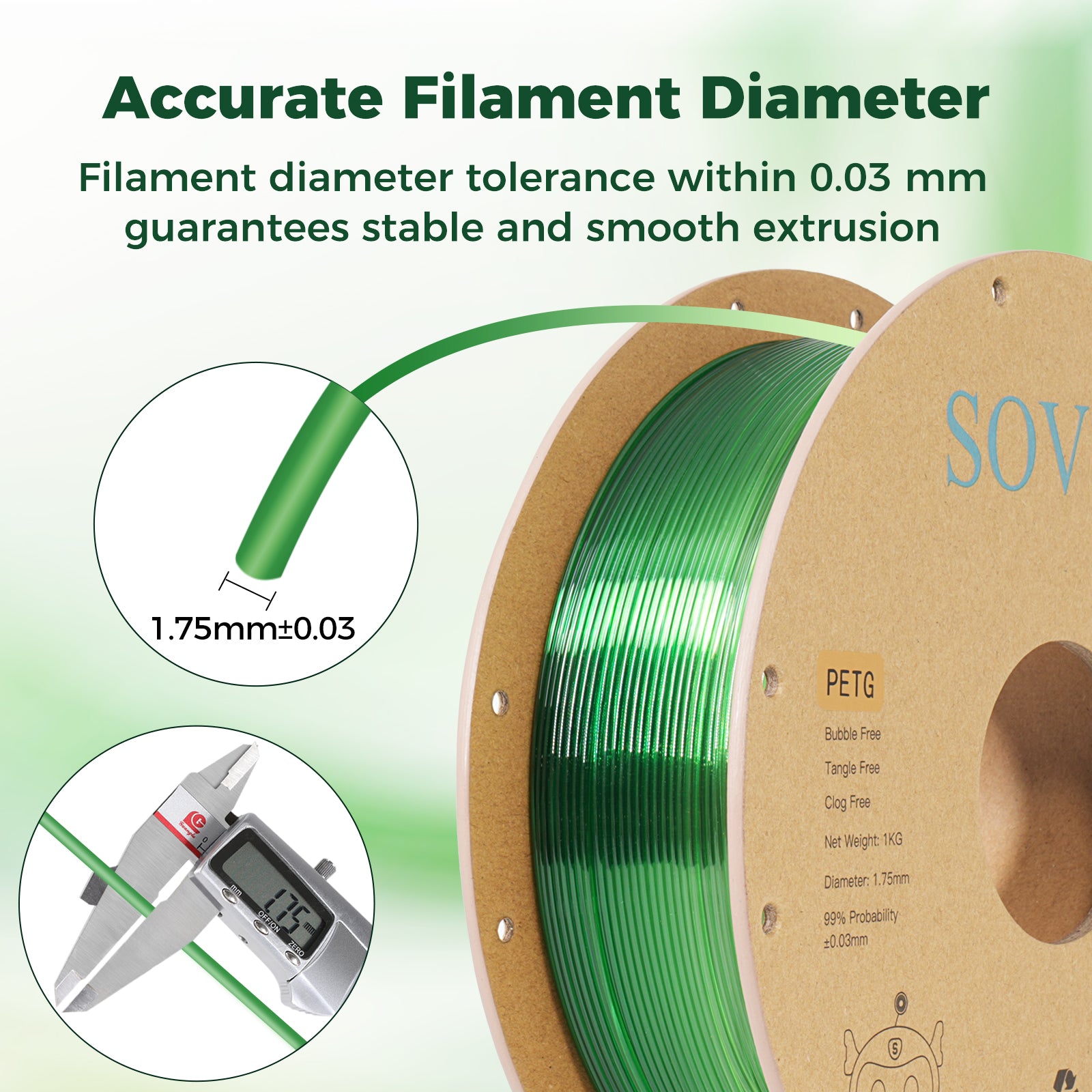 SOVOL PETG 3D Filamenti 2kg