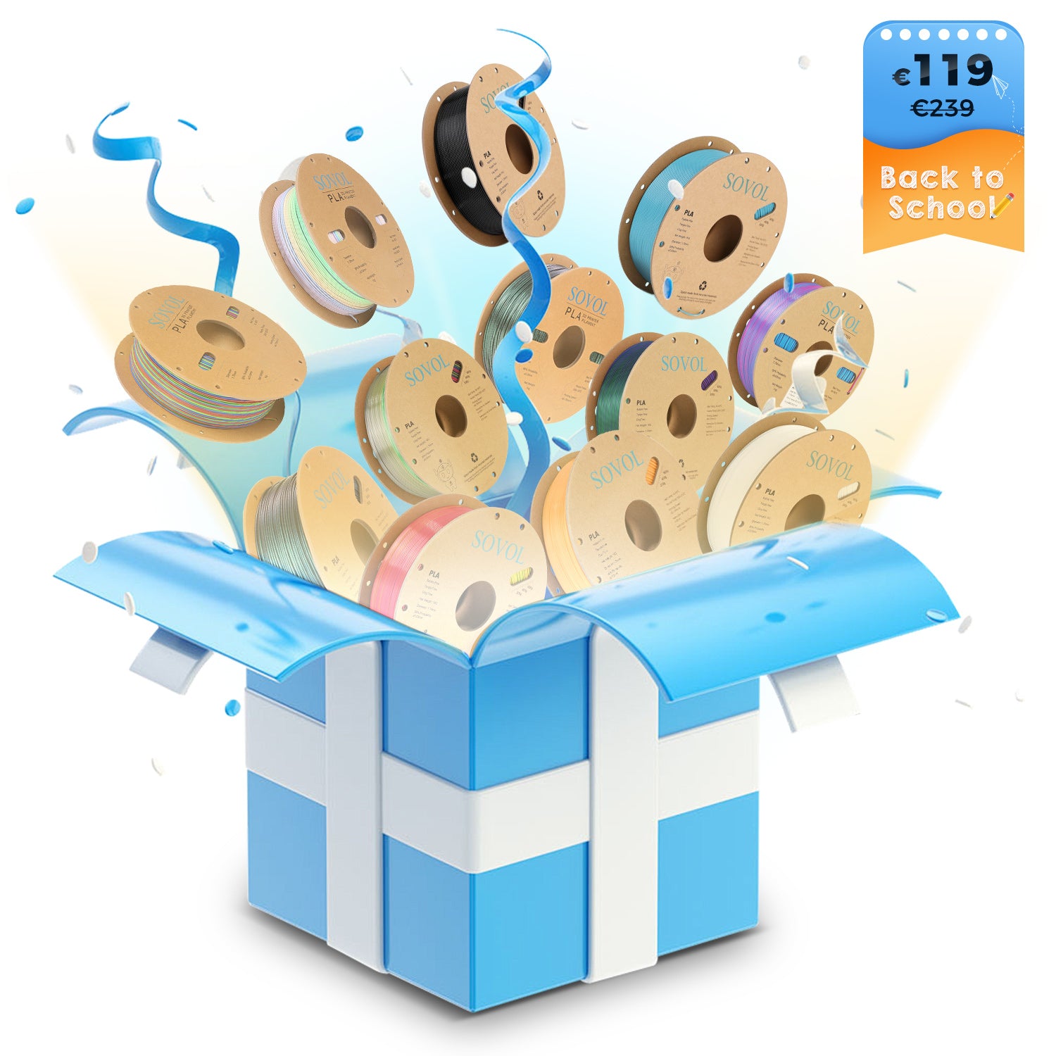 Sovol Filaments Blind Box 10KG/5KG/2KG