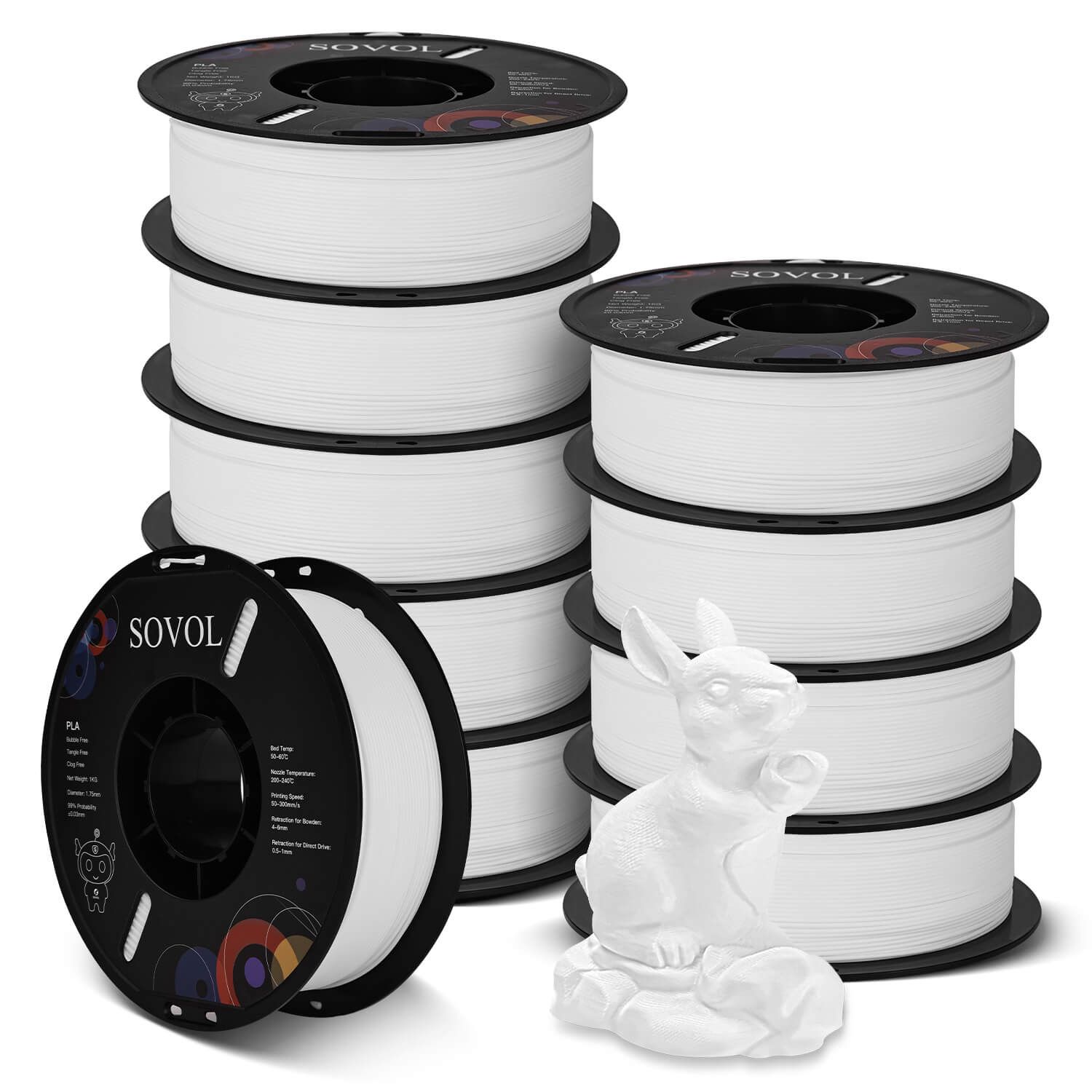 <tc>Sovol</tc> PLA 3D-Druckfilamente 10 kg
