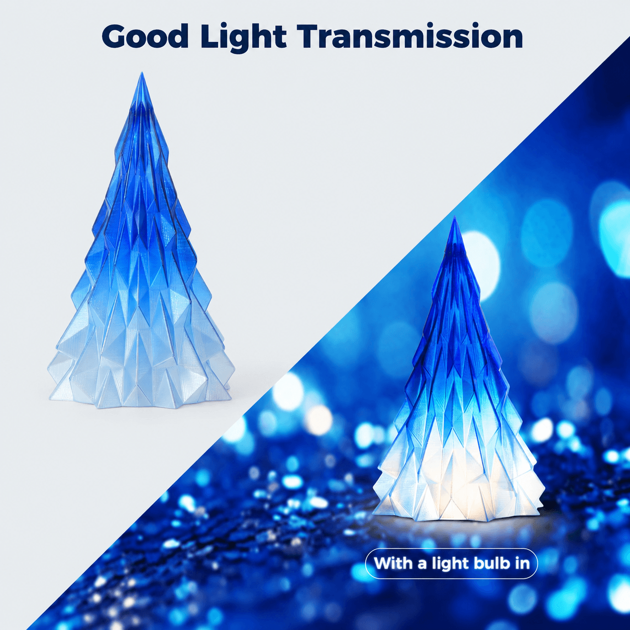 Sovol Gradient Blue White PETG Filament