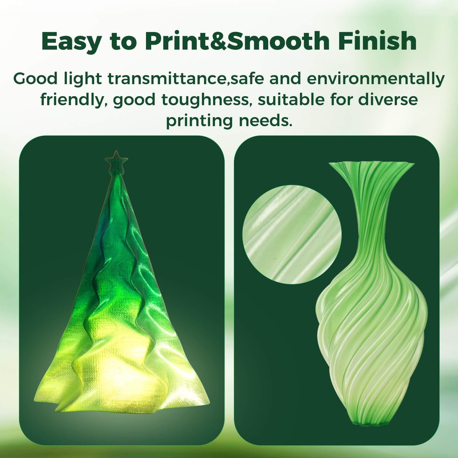 Sovol Gradient Grün Weiß PETG Filament