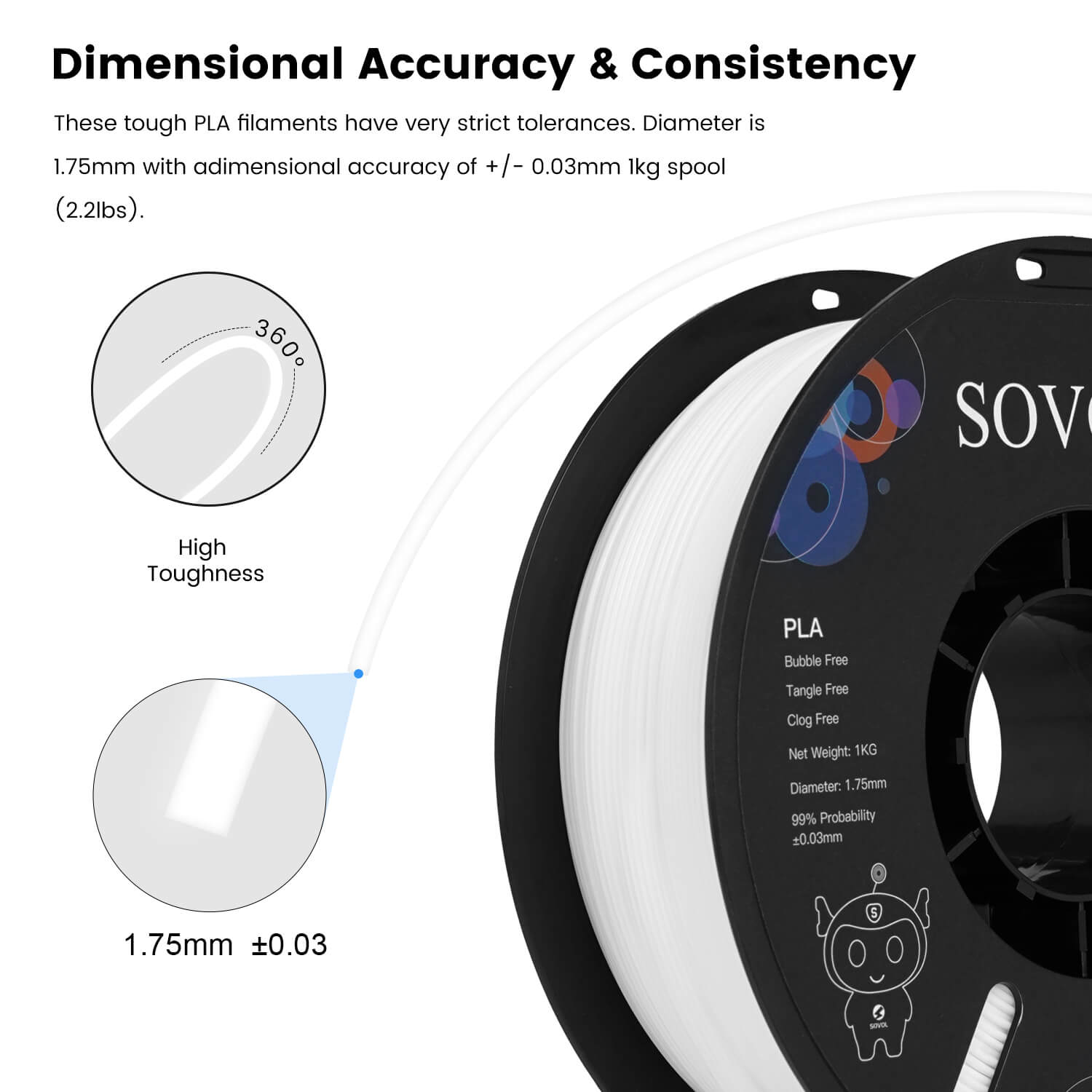 <tc>Sovol</tc> Filament PLA 3D 2KG