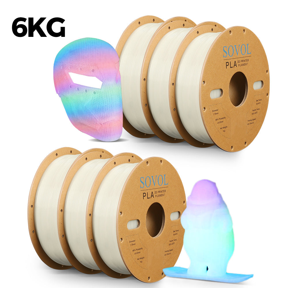 Sovol Glow in Dark PLA Filament 6 KG